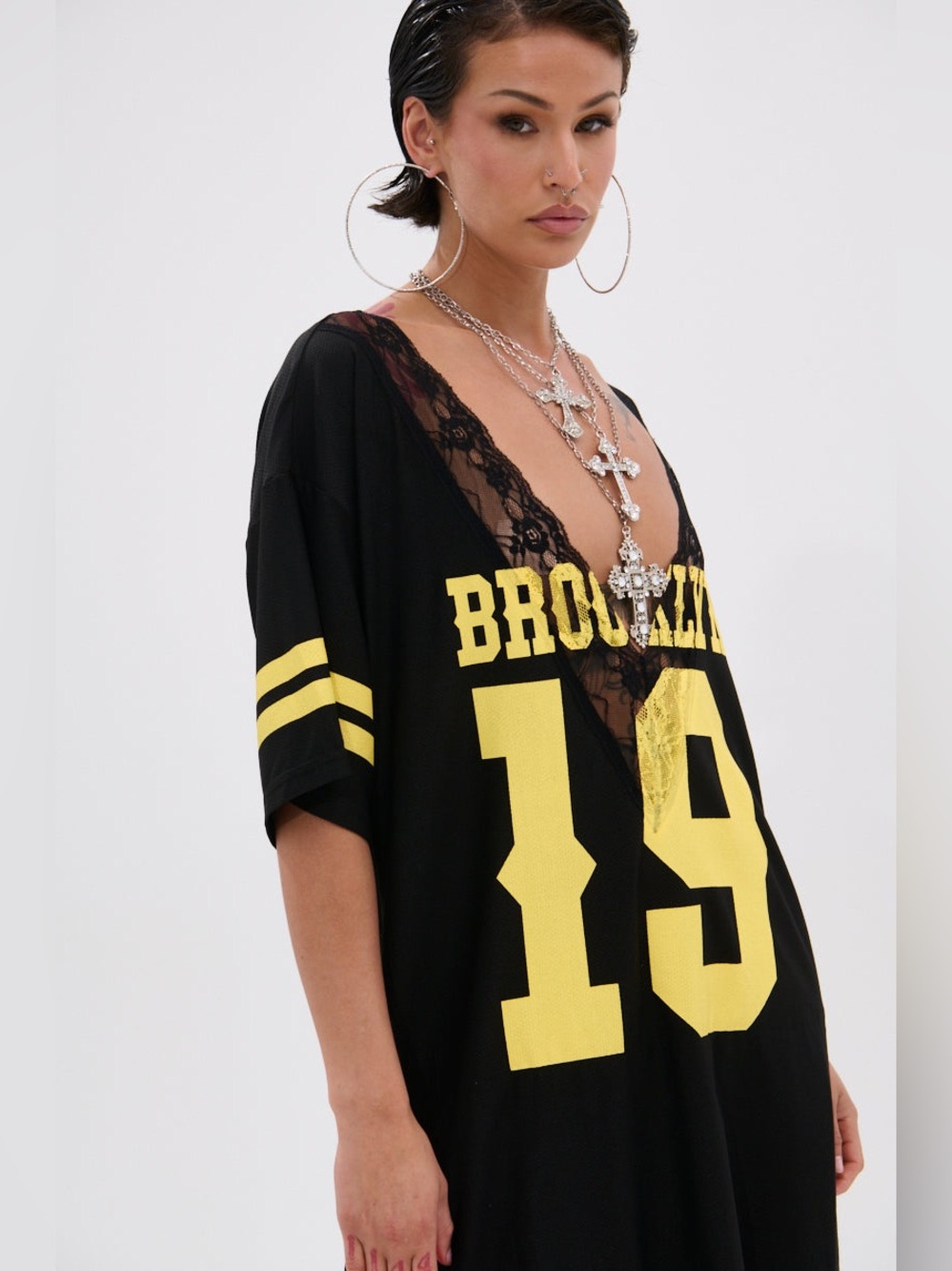 City Girl Layered Jersey Maxi Dress - Picture 6 of 9